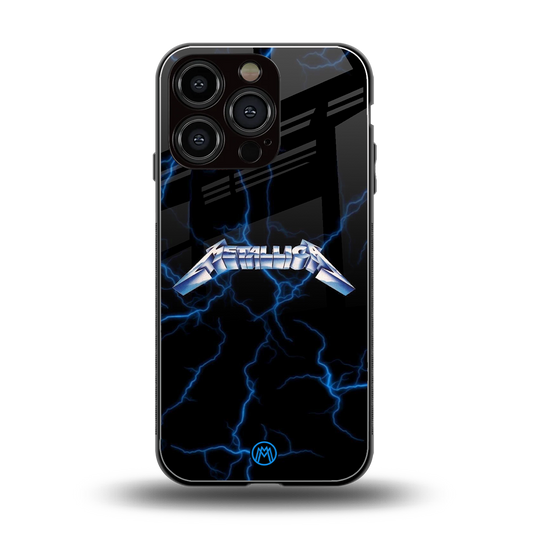 metallica back phone cover | glass case for iphone 16 pro