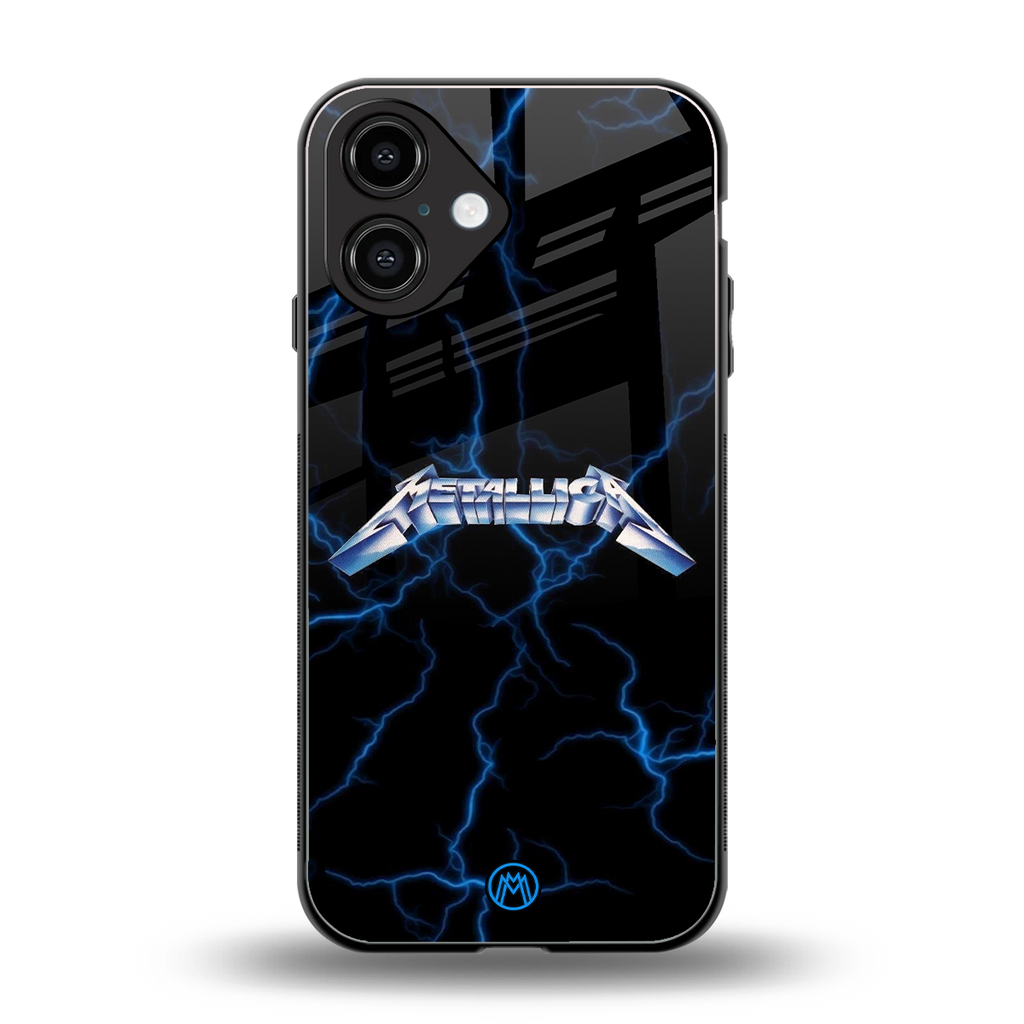 metallica back phone cover | glass case for iphone 16
