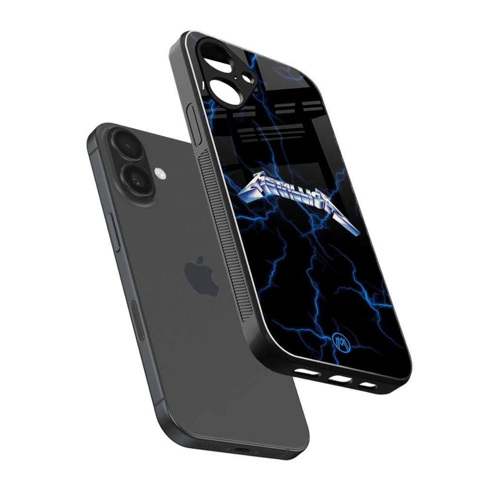 metallica back phone cover | glass case for iphone 16