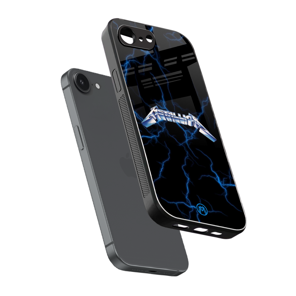 metallica back phone cover | glass case for iphone 16e