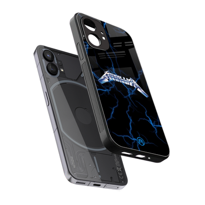 metallica back phone cover | glass case for nothing phone 1