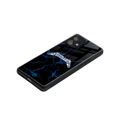 metallica back phone cover | glass case for nothing phone 1