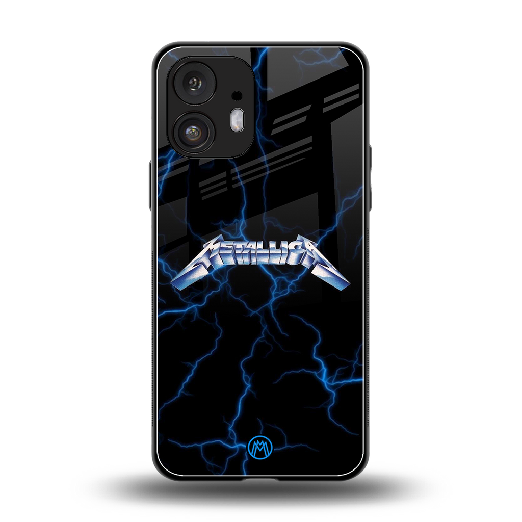 metallica back phone cover | glass case for nothing phone 2