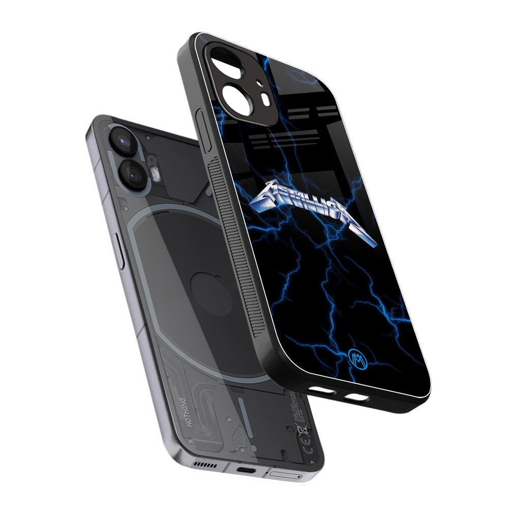 metallica back phone cover | glass case for nothing phone 2
