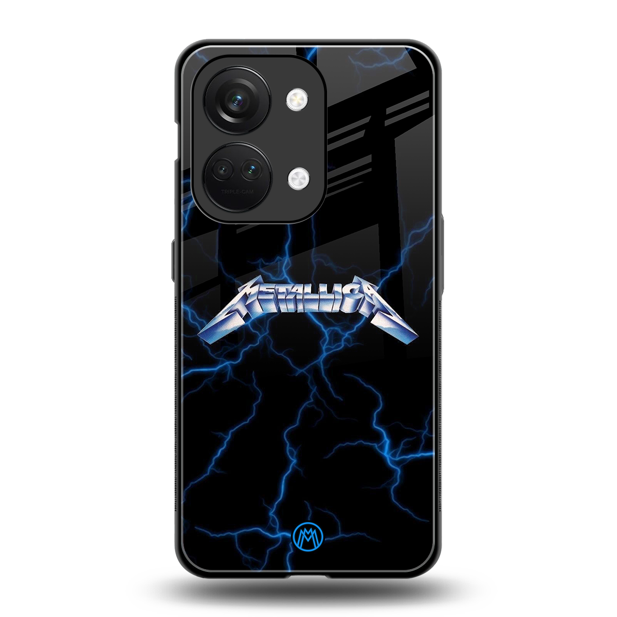 metallica back phone cover | glass case for oneplus nord 3