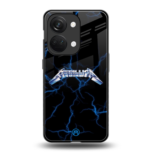 metallica back phone cover | glass case for oneplus nord 3