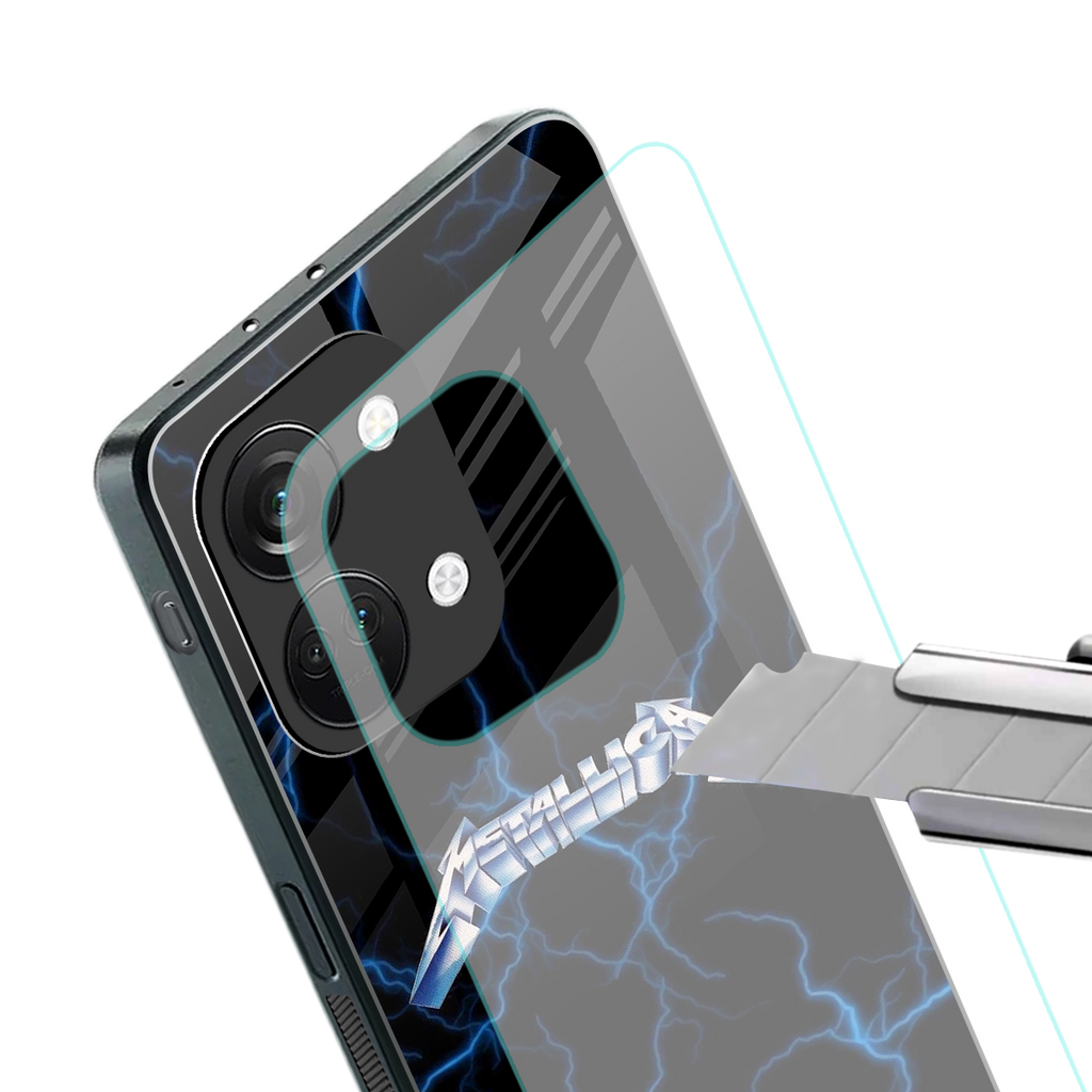 metallica back phone cover | glass case for oneplus nord 3