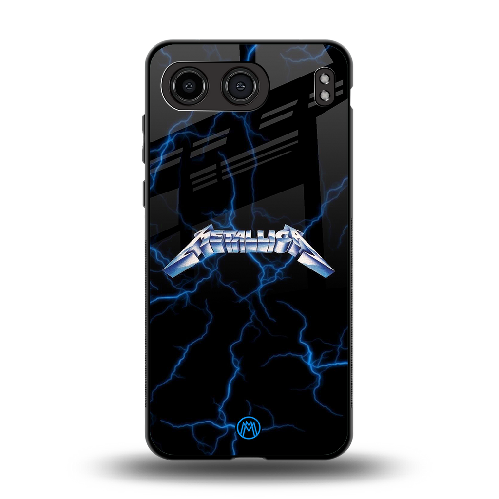 metallica back phone cover | glass case for oneplus nord 4