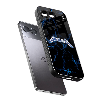 metallica back phone cover | glass case for oneplus nord 4