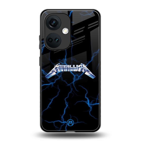 metallica back phone cover | glass case for oneplus nord ce 3