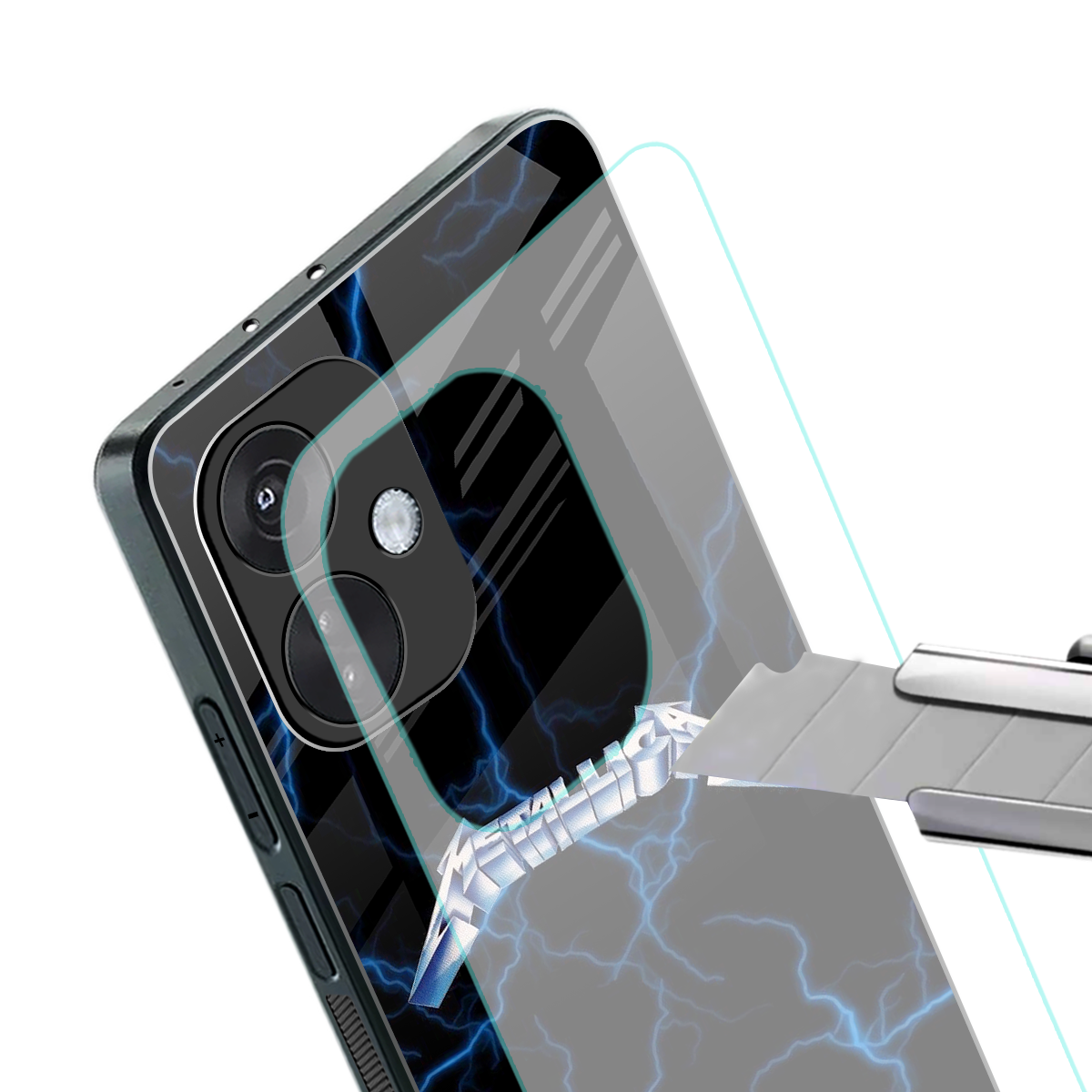 metallica back phone cover | glass case for oneplus nord ce 3