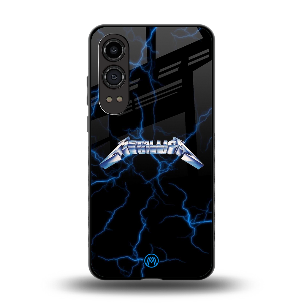 metallica back phone cover | glass case for oneplus nord ce 4 lite