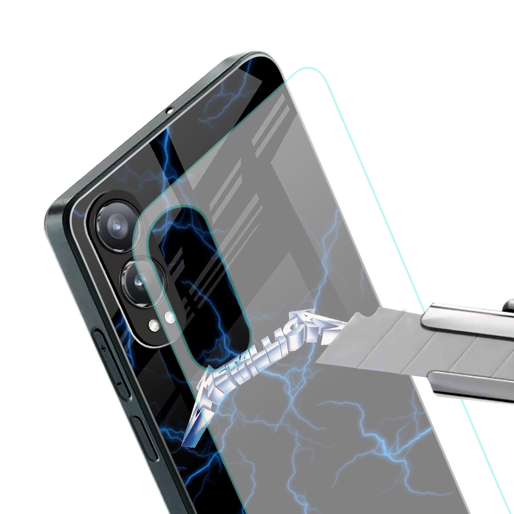 metallica back phone cover | glass case for oneplus nord ce 4 lite