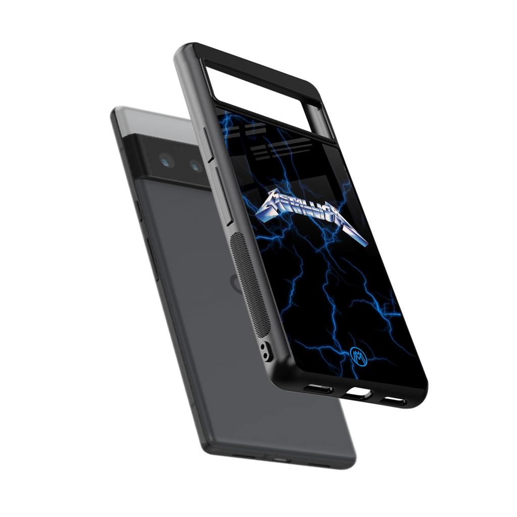 metallica back phone cover | glass case for google pixel 6 pro