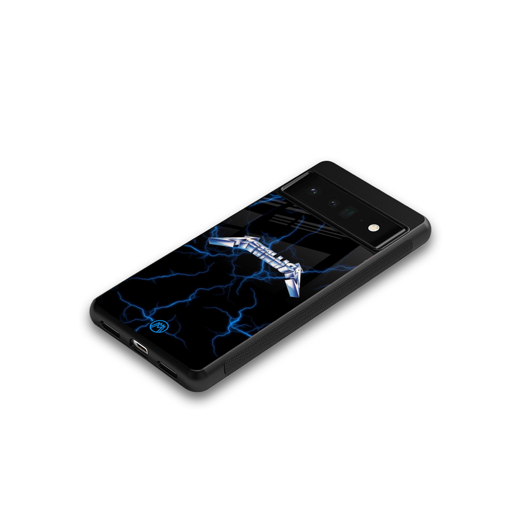 metallica back phone cover | glass case for google pixel 6 pro