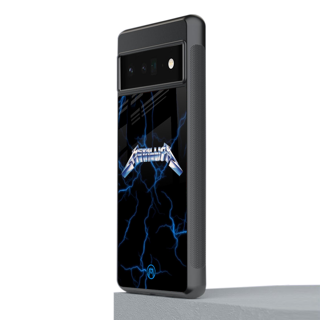 metallica back phone cover | glass case for google pixel 6 pro