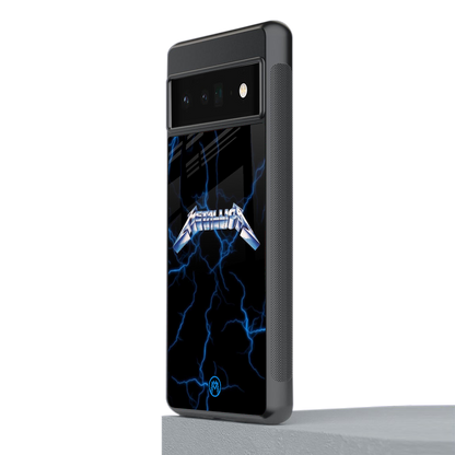 metallica back phone cover | glass case for google pixel 6 pro