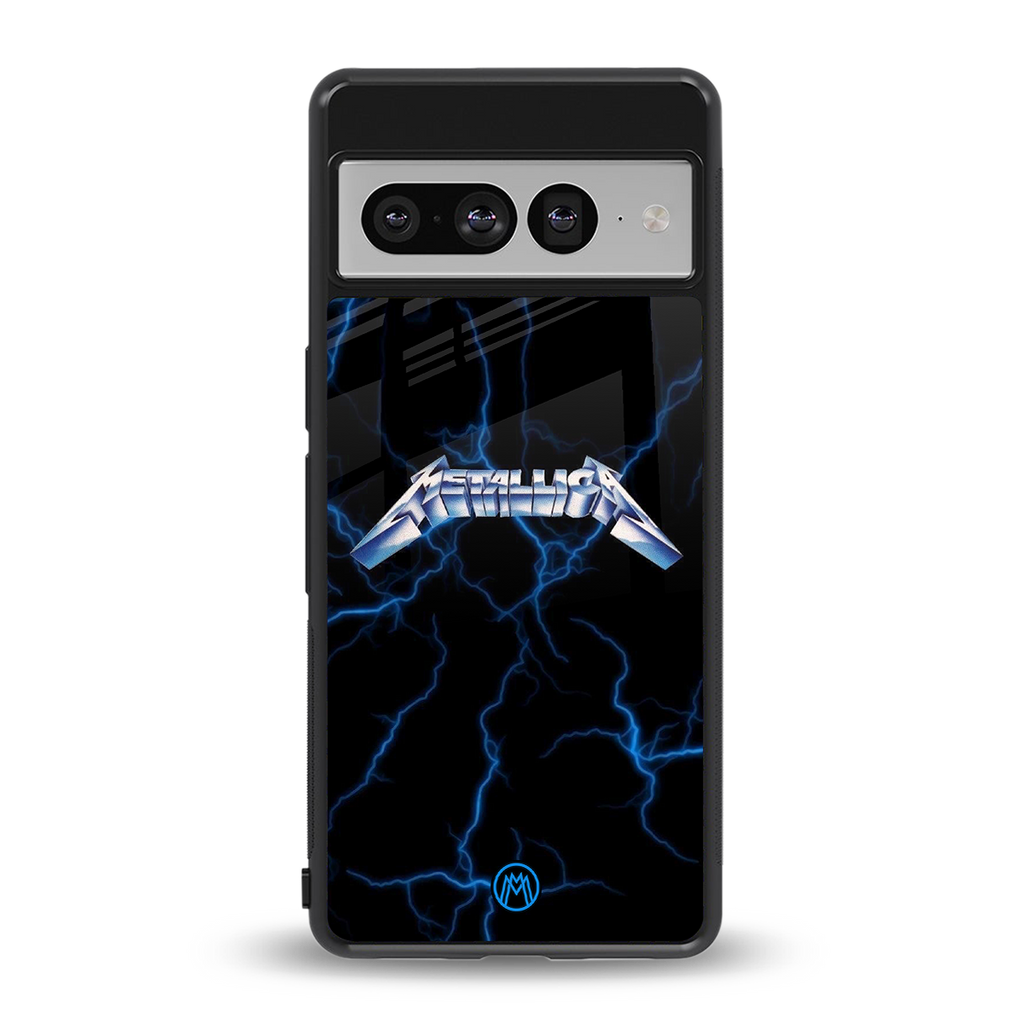 metallica back phone cover | glass case for google pixel 7 pro