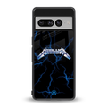 metallica back phone cover | glass case for google pixel 7 pro