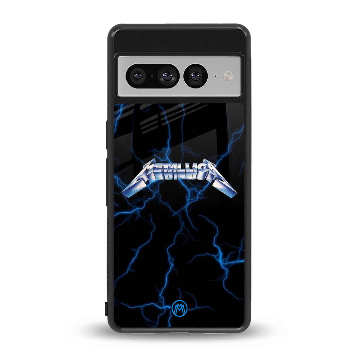 metallica back phone cover | glass case for google pixel 7 pro