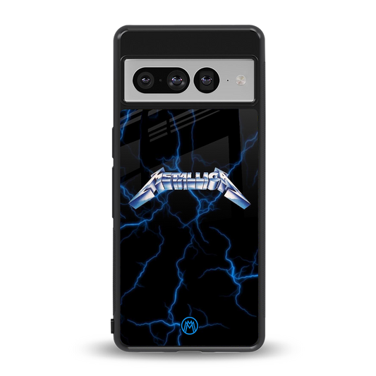 metallica back phone cover | glass case for google pixel 7 pro