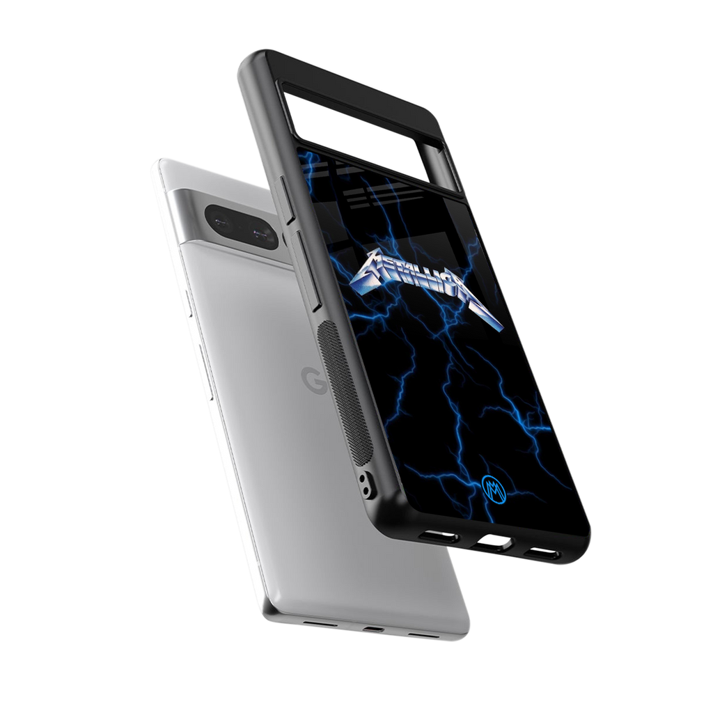 metallica back phone cover | glass case for google pixel 7 pro