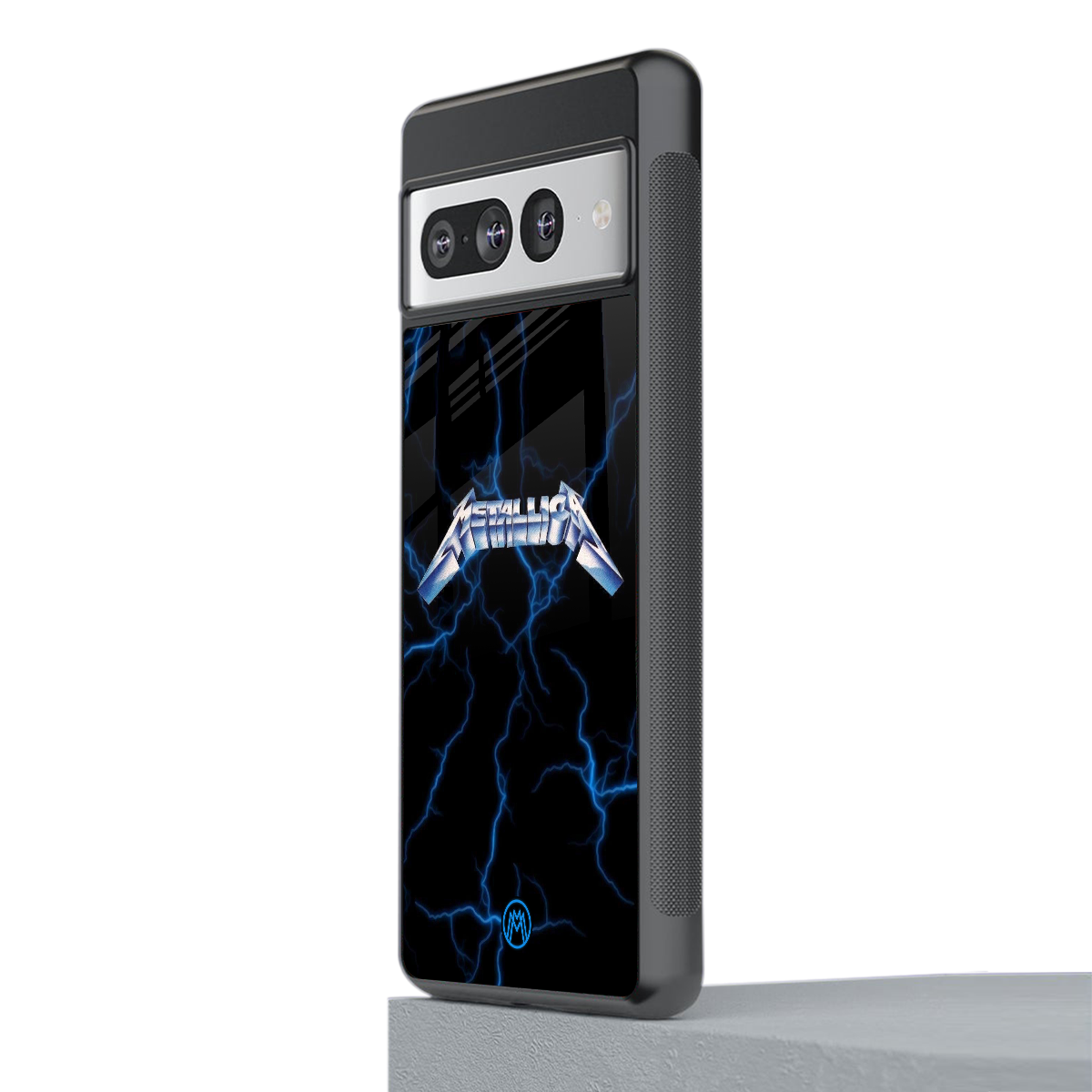 metallica back phone cover | glass case for google pixel 7 pro