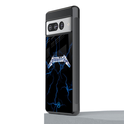 metallica back phone cover | glass case for google pixel 7 pro