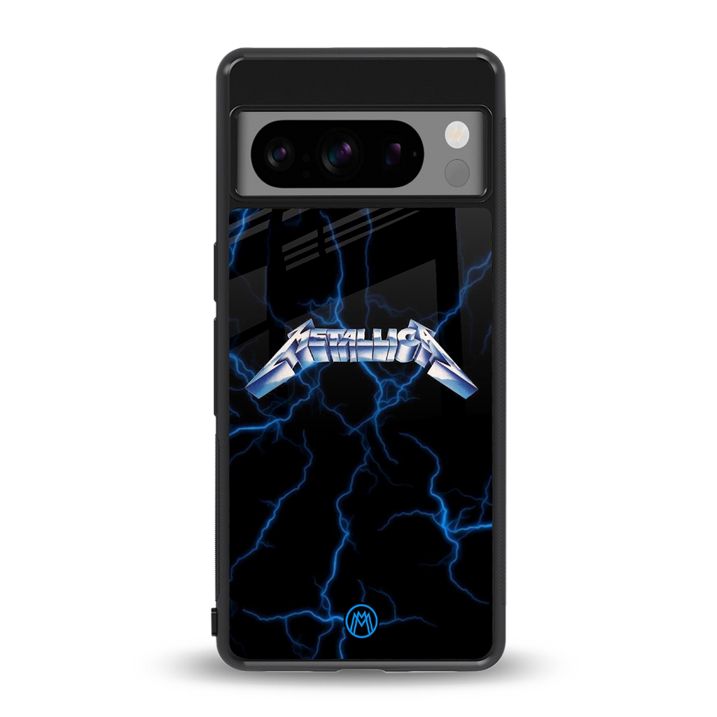 metallica back phone cover | glass case for google pixel 8 pro