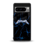 metallica back phone cover | glass case for google pixel 8 pro