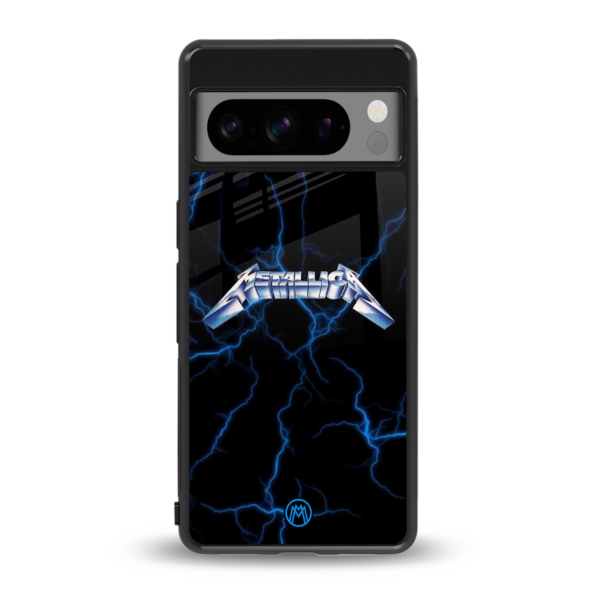metallica back phone cover | glass case for google pixel 8 pro