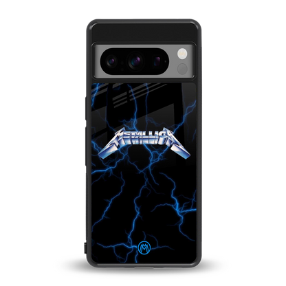 metallica back phone cover | glass case for google pixel 8 pro