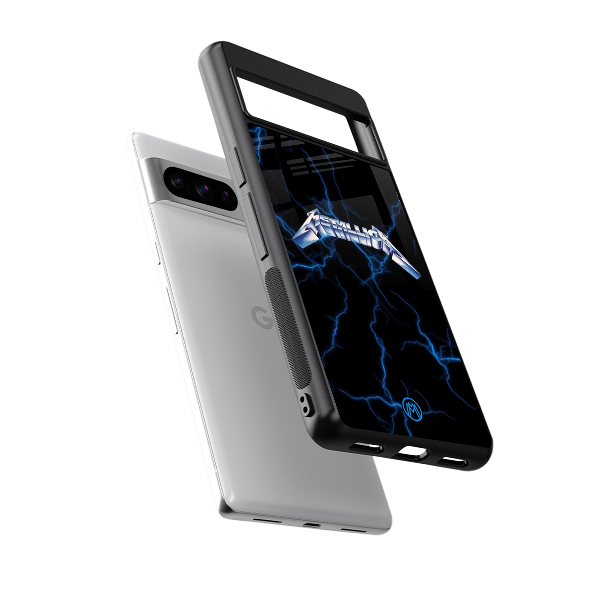 metallica back phone cover | glass case for google pixel 8 pro