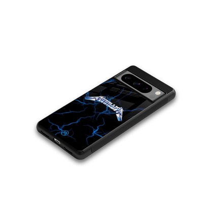 metallica back phone cover | glass case for google pixel 8 pro