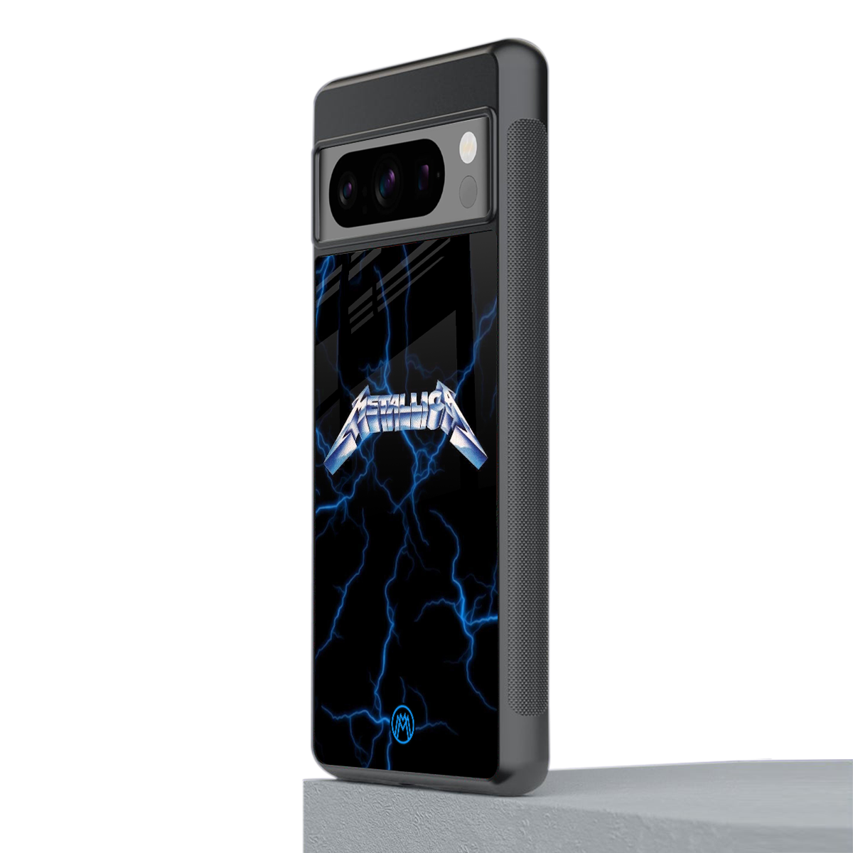 metallica back phone cover | glass case for google pixel 8 pro