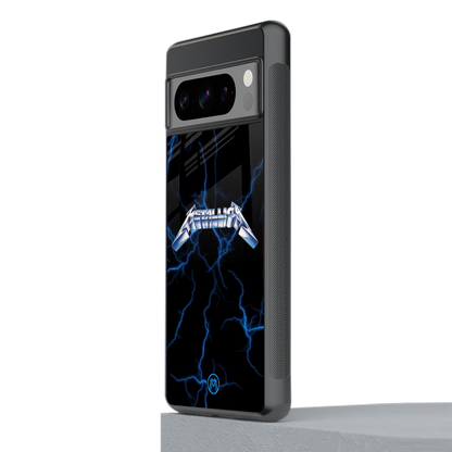 metallica back phone cover | glass case for google pixel 8 pro