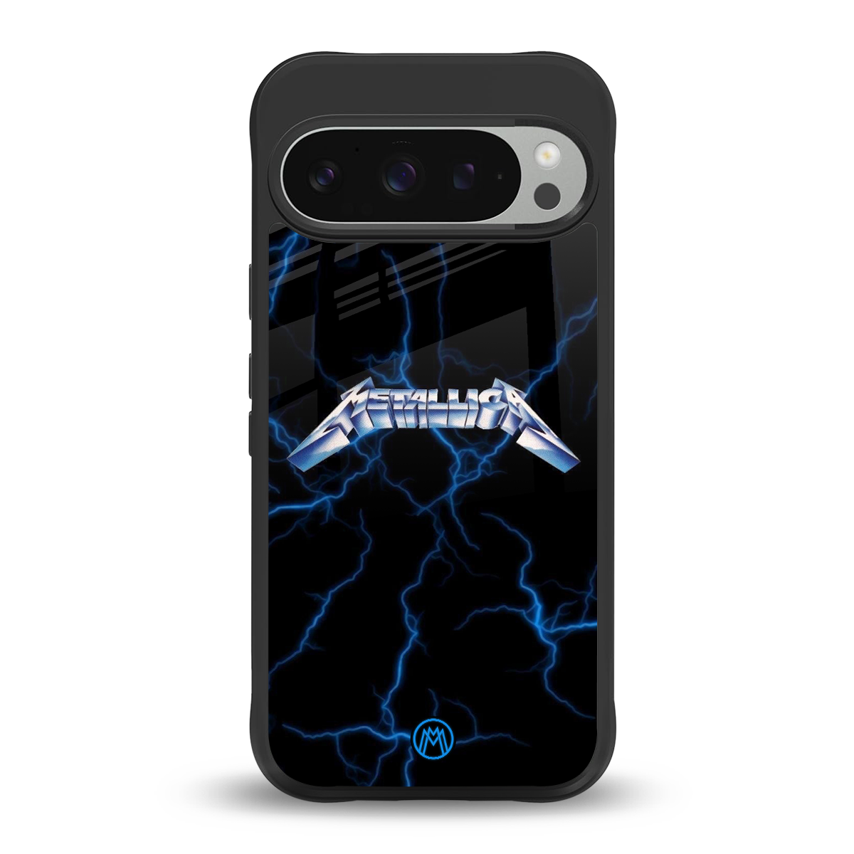 metallica back phone cover | glass case for google pixel 9 pro xl
