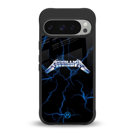 metallica back phone cover | glass case for google pixel 9 pro xl