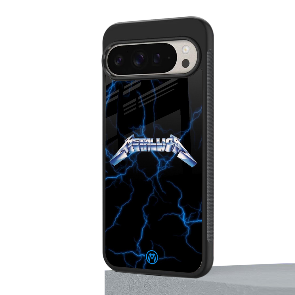 metallica back phone cover | glass case for google pixel 9 pro xl