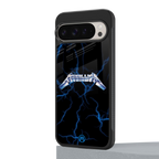 metallica back phone cover | glass case for google pixel 9 pro xl
