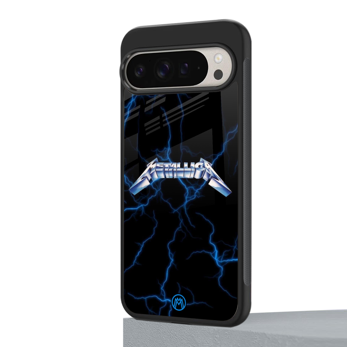 metallica back phone cover | glass case for google pixel 9 pro xl