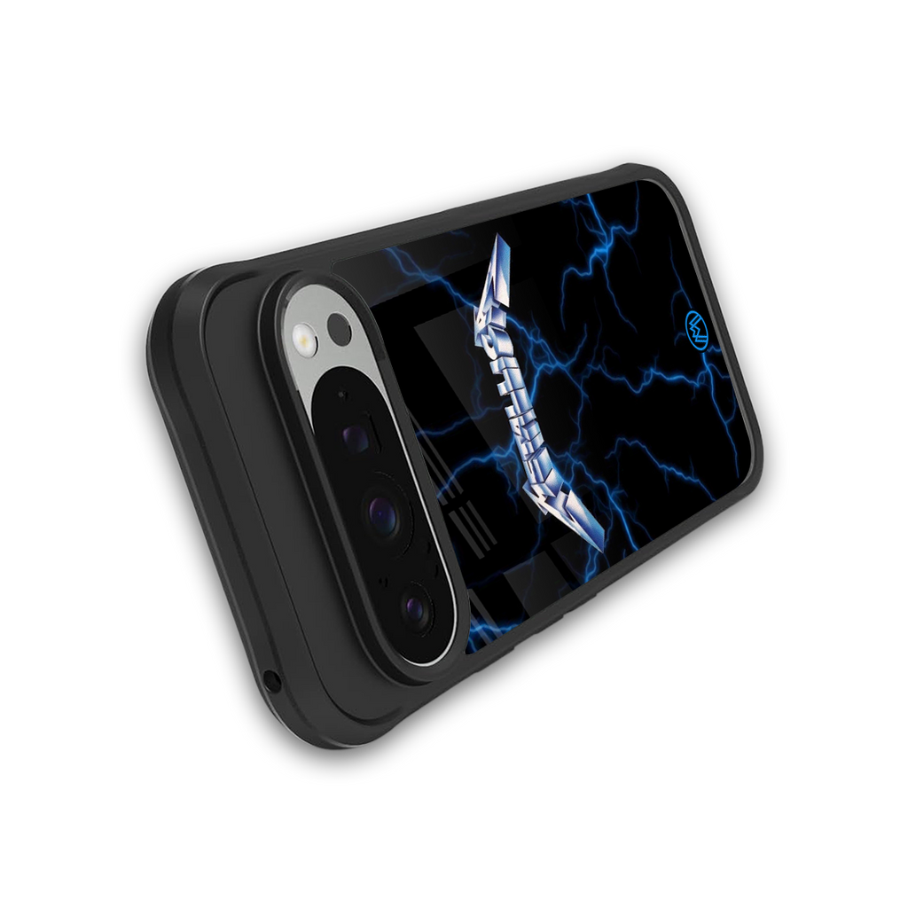 metallica back phone cover | glass case for google pixel 9 pro xl