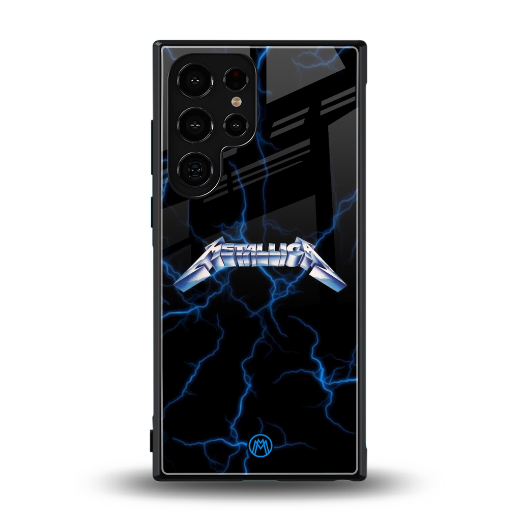 metallica back phone cover | glass case for samsung galaxy s23 ultra