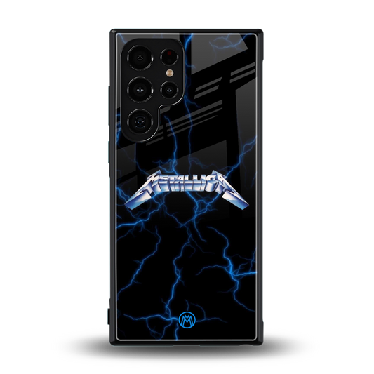 metallica back phone cover | glass case for samsung galaxy s23 ultra