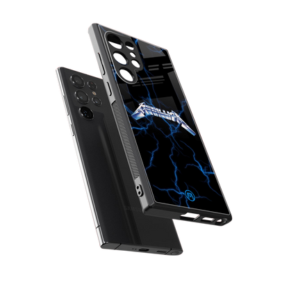 metallica back phone cover | glass case for samsung galaxy s23 ultra