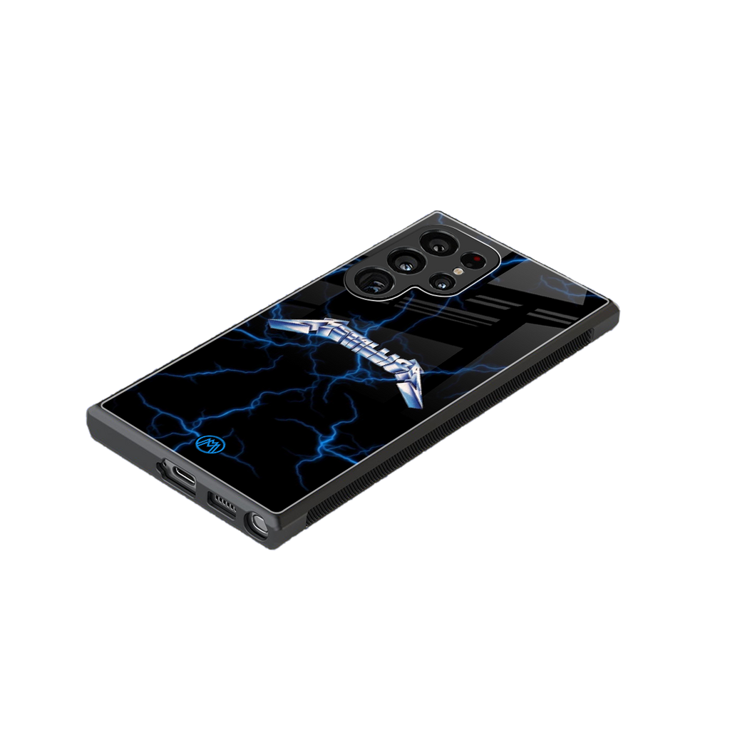 metallica back phone cover | glass case for samsung galaxy s23 ultra