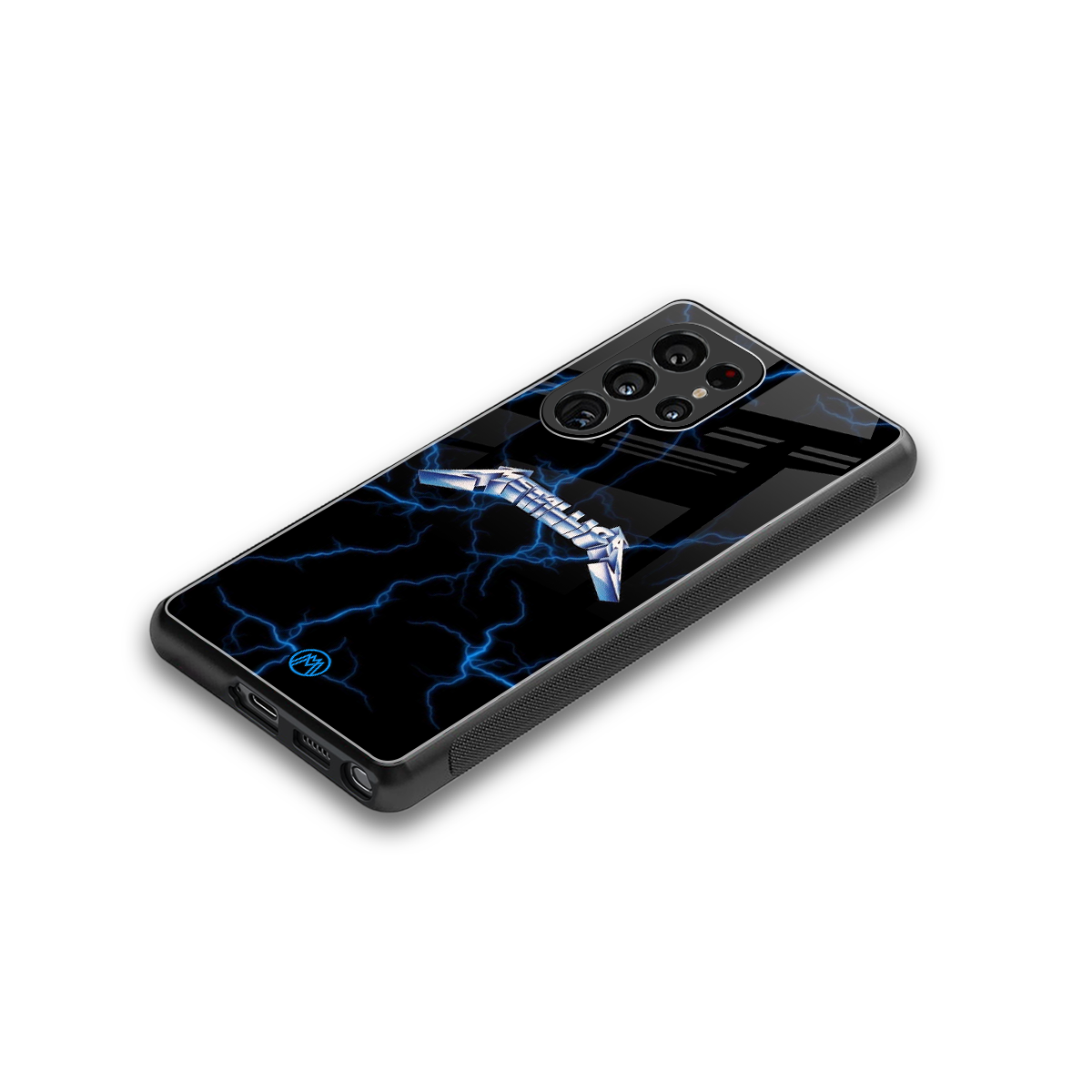 metallica back phone cover | glass case for samsung galaxy s25 ultra
