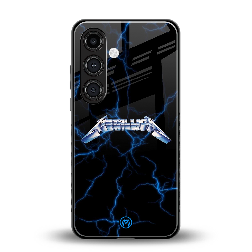 metallica back phone cover | glass case for samsung galaxy s24 plus