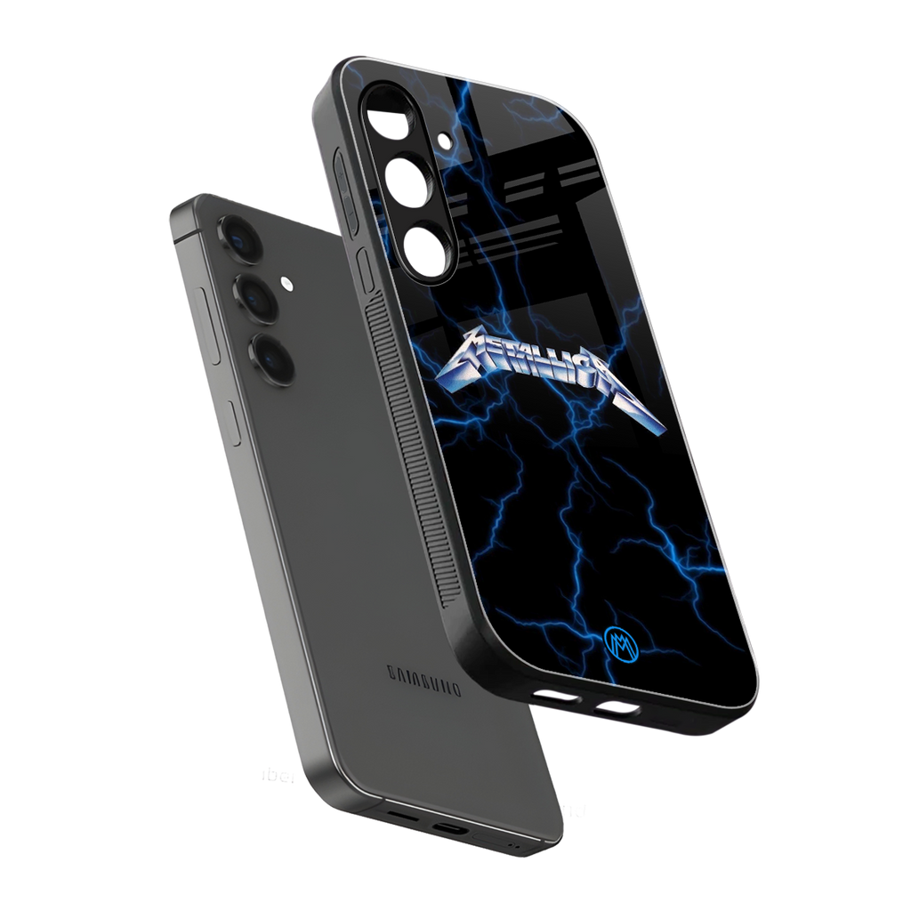 metallica back phone cover | glass case for samsung galaxy s25 plus