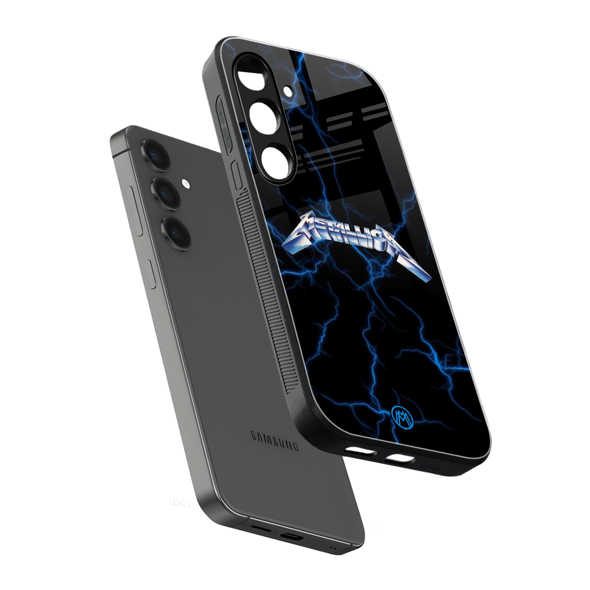 metallica back phone cover | glass case for samsung galaxy s25 plus